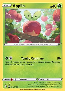 Applin (20/192) REV FOIL - Carta Avulsa Pokemon