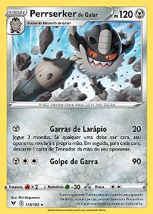 Perrserker de Galar / Galarian Perrserker (113/185) REV FOIL - Carta Avulsa Pokemon