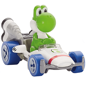 Yoshi  B-Dasher / Mario Kart - Carro Colecionável Hot Wheels  (6cm)