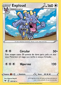 Exploud (137/185) - Carta Avulsa Pokemon