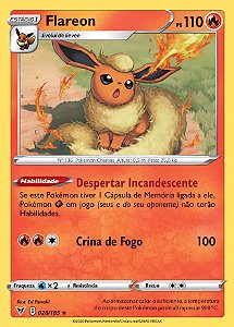 Flareon (026/185) - Carta Avulsa Pokemon
