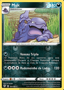 Muk (101/189) REV FOIL - Carta Avulsa Pokemon