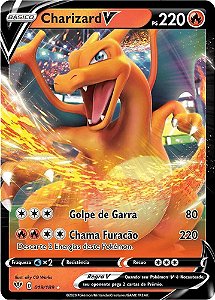 Charizard-V (19/189) - Carta Avulsa Pokemon