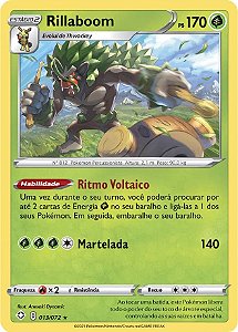 Rillaboom (13/72) REV FOIL - Carta Avulsa Pokemon