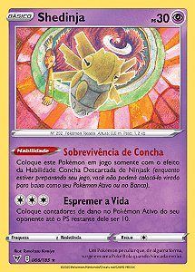 Shedinja (066/185) - Carta Avulsa Pokemon