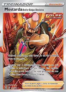 Mostarda Estilo Golpe Decisivo / Single Strike Style Mustard (163/163) - Carta Avulsa Pokemon