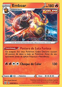 Carta de pokémon TCG- Mostarda Estilo Golpe Decisivo (163/163