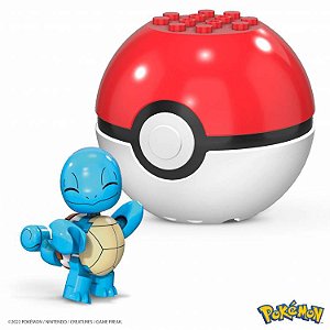 Squirtle e Pokebola - Mega Brands Pokémon (17 peças)