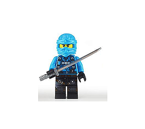 Jay Dragon Master / Ninja Azul - Minifigura de Montar Ninjago