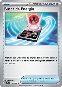 Busca de Energia (172/198) - Carta Avulsa Pokemon