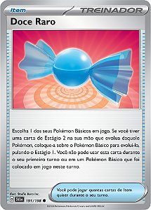 Doce Raro (191/198) - Carta Avulsa Pokemon