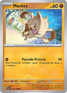 Mankey (107/198) - Carta Avulsa Pokemon