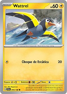 Wattrel (78/198) - Carta Avulsa Pokemon