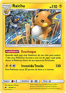 Raichu (41/147) FOIL - Carta Avulsa Pokemon