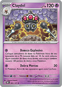 Claydol (095/197) FOIL - Carta Avulsa Pokemon