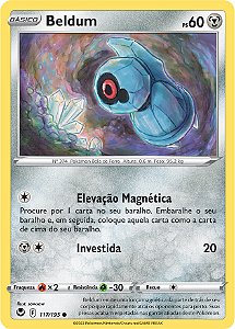 Beldum (117/195) REV FOIL - Carta Avulsa Pokemon