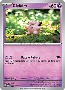 Clefairy (081/197) REV FOIL - Carta Avulsa Pokemon