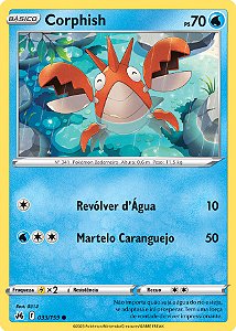 Corphish (033/159) REV FOIL - Carta Avulsa Pokemon