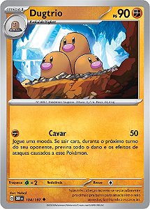 Dugtrio (104/197) - Carta Avulsa Pokemon