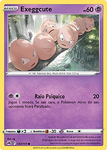 Exeggcute (057/159) - Carta Avulsa Pokemon