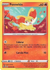 Fennekin (025/195) - Carta Avulsa Pokemon