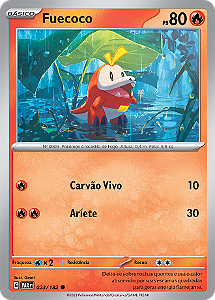 Fuecoco (023/182) - Carta Avulsa Pokemon