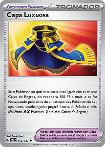 Capa Luxuosa / Luxurious Cape (166/182) - Carta Avulsa Pokemon