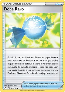 Doce Raro / Rare Candy (141/159) - Carta Avulsa Pokemon