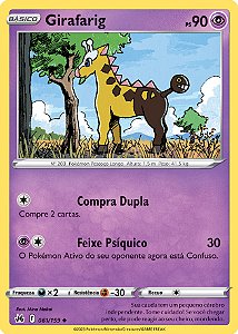 Girafarig (061/159) - Carta Avulsa Pokemon