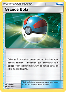 Grande Bola / Great Ball (119/149) - Carta Avulsa Pokemon