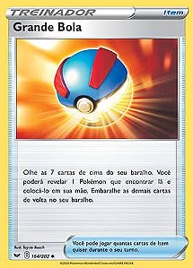 Grande Bola / Great Ball (164/202) - Carta Avulsa Pokemon