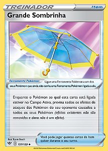 Grande Sombrinha / Big Parasol (157/189) - Carta Avulsa Pokemon