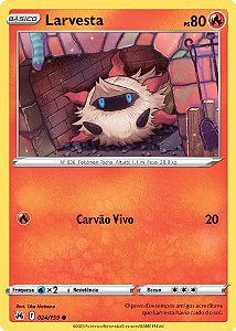 Larvesta (024/159) - Carta Avulsa Pokemon