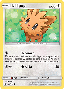 Lillipup (103/149) - Carta Avulsa Pokemon