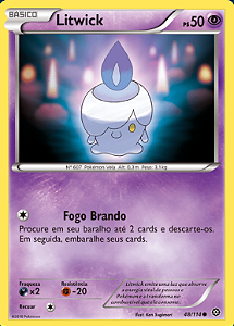 Litwick (48/114) - Carta Avulsa Pokemon