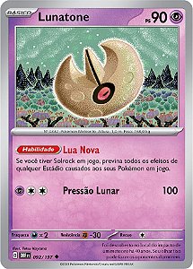 Lunatone (092/197) - Carta Avulsa Pokemon