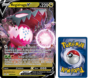 Regidrago-V (SWSH281) - Carta Gigante Pokemon / Oversize