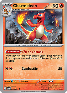 Charmeleon (008/091) - Carta Avulsa Pokemon