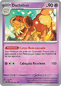 Dachsbun (039/091) - Carta Avulsa Pokemon