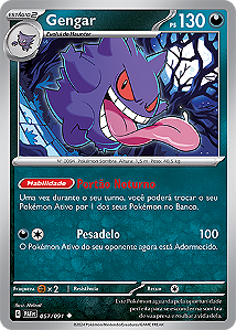Gengar (057/091) REV FOIL - Carta Avulsa Pokemon