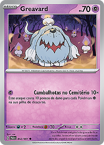 Greavard (042/091) - Carta Avulsa Pokemon