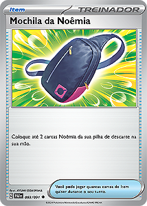 Mochila da Noêmia / Nemona's Backpack (083/091) - Carta Avulsa Pokemon