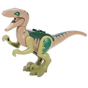 Velociraptor Delta Dinossauro - Minifigura de Montar FS