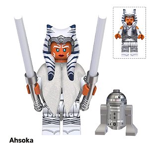 Ahsoka Tano e mini Droid R2-BHD - Minifigura de Montar Star Wars