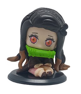 Nezuko Kamado (Kimetsu no Yaiba) - Miniatura Colecionavel Demon Slayer - 4cm