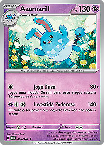 Azumarill (065/162) REV FOIL - Carta Avulsa Pokemon