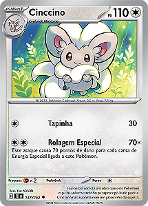 Cinccino (137/162) - Carta Avulsa Pokemon