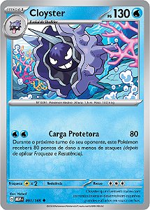 Cloyster (091/165) REV FOIL - Carta Avulsa Pokemon