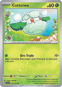 Cottonee (014/162) - Carta Avulsa Pokemon