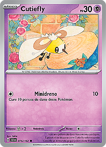 Cutiefly (075/162) - Carta Avulsa Pokemon